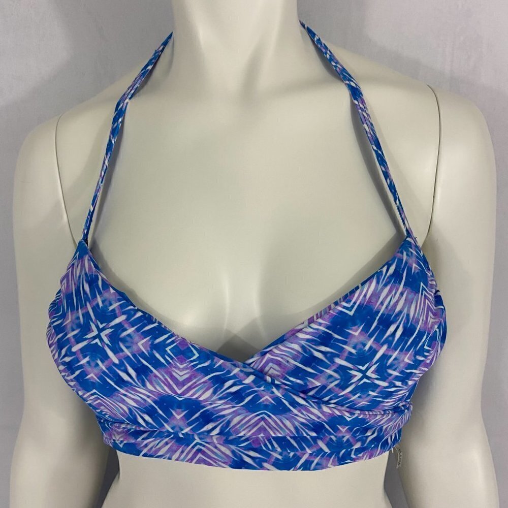 Sundazed 2-Piece Bikini Indigo & Blue Sz 32D Halter Top - Sz L 30 in. Bottom NWT - Picture 2 of 12